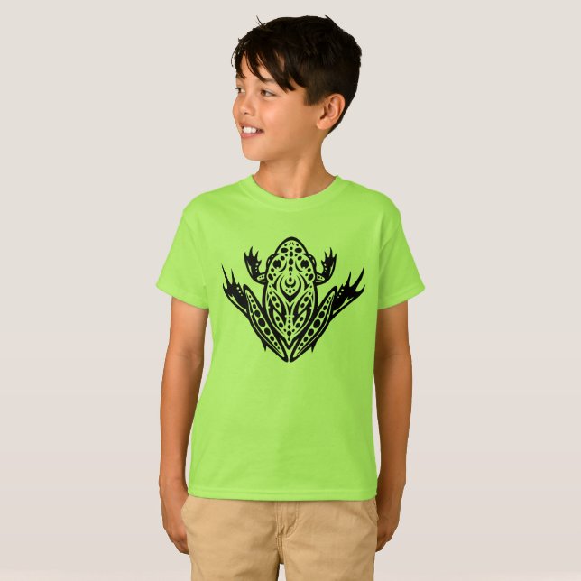 Tribal Leopard Frog T-Shirt (Front Full)