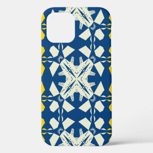 Tribal like asian feel seamless pattern, abstract iPhone 12 case