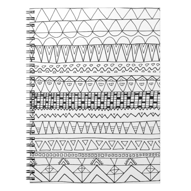 Tribal Lines - Notebook (Front)