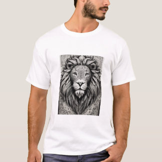 Tribal Lion Head T-Shirt