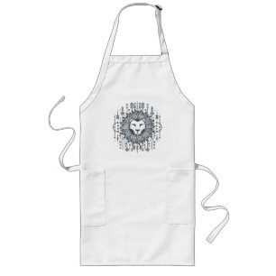 Tribal Lion Long Apron