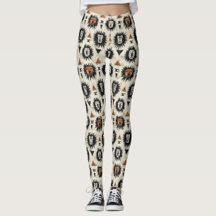 Tribal Lion Safari Pattern Leggings
