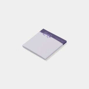 Tribal Lizard Mauve Post-it Notes
