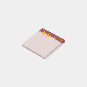 Tribal Lizard Orange Post-it Notes