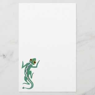 Tribal Lizard Stationery