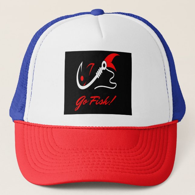 Tribal lure design trucker hat (Front)