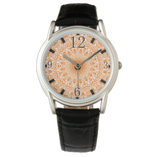 Tribal Mandala Orange Watch