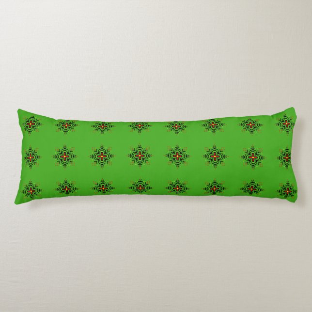 Tribal Mandala Pattern Body Cushion (Front)