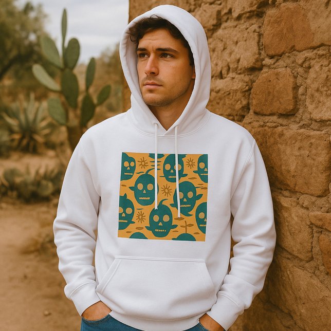 Tribal Mask African Ethnic Face Pattern Hoodie (Creator Uploaded)