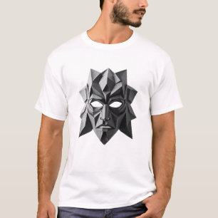 Tribal Mask Origami Art T-Shirt