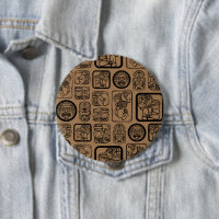 Tribal MAYA ancient mask pattern 1