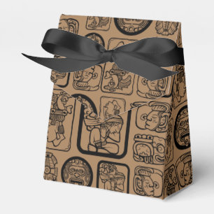 Tribal MAYA ancient mask pattern 1 Favour Box