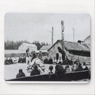 Tribal Meeting Mouse Mat