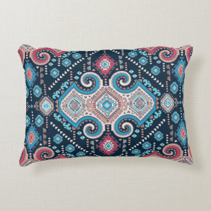 Tribal mexican vintage ethnic seamless pattern decorative cushion