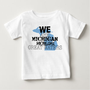 Tribal Michigan Michigama Great Waters Up North Baby T-Shirt