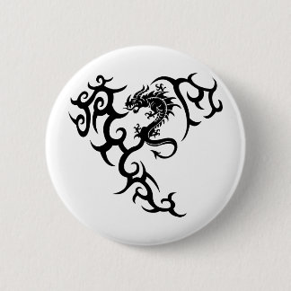 Tribal mit Drache 6 Cm Round Badge