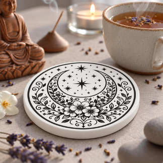 Tribal Moon Coaster