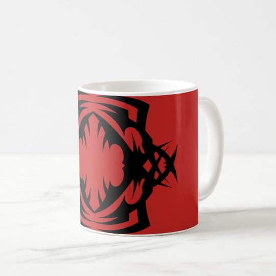Tribal mug 16 black to over network