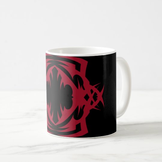 Tribal mug 16 network to over black