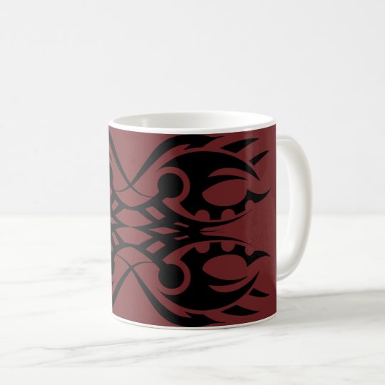 Tribal mug 18 black to over network 2