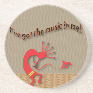 Tribal Musician Coaster