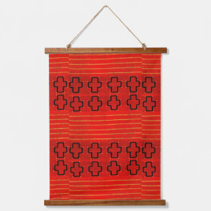 Tribal Native American Southwest Weaving Navajo Hanging Tapestry