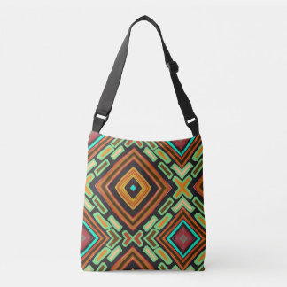 Tribal Native Ethnic Pattern Crossbody Bag