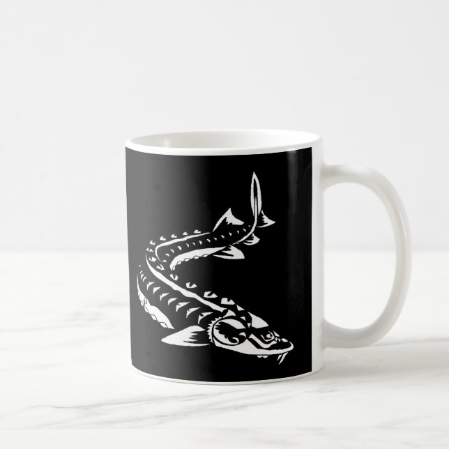 Tribal NEW Scutes Black Mug (Right)