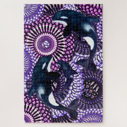 Tribal Orca Jigsaw Puzzle