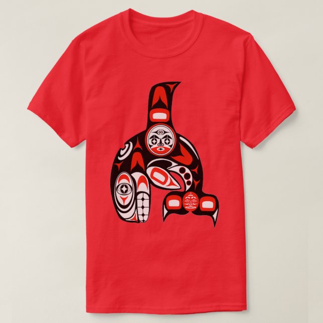 Tribal Orca T-Shirt (Design Front)