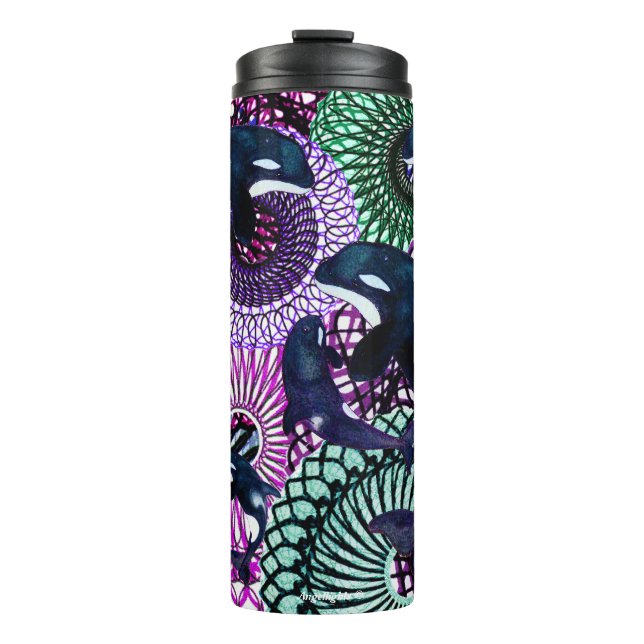 Tribal Orca Thermal Tumbler (Front)