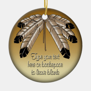 Tribal Ornament Personalise First Nations Keepsake