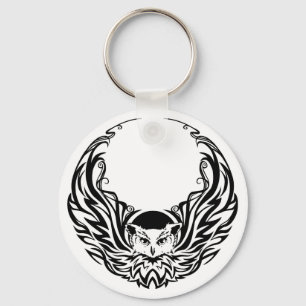 Tribal Owl Key Ring