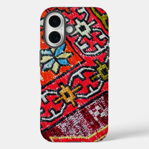 Tribal Patchwork Red Kilim Pattern Phone Case