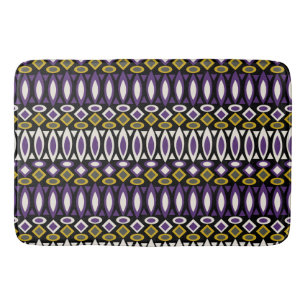Tribal pattern bath mat