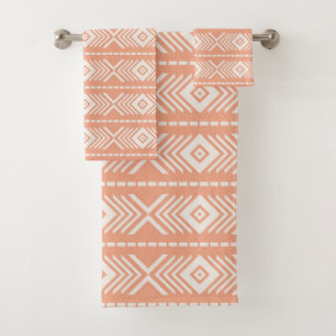 Tribal pattern bath towel set