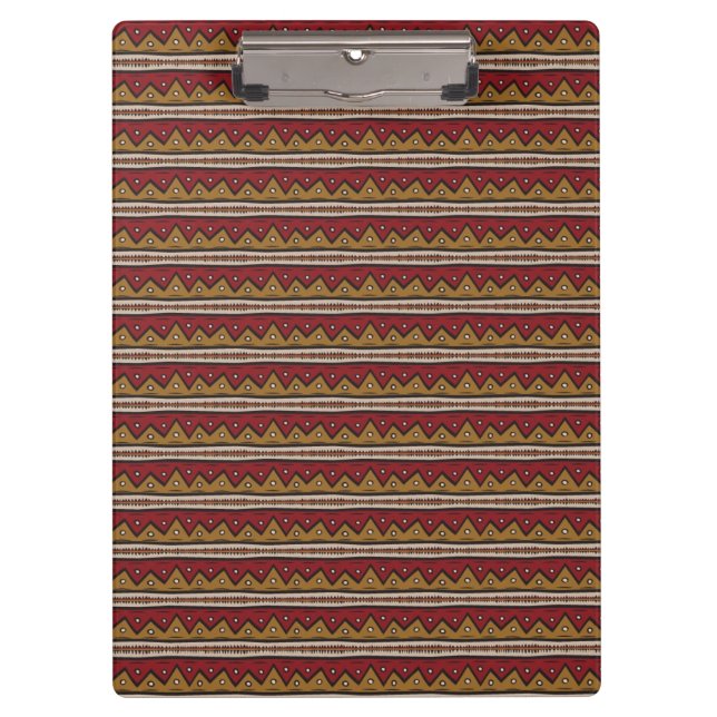 Tribal pattern clipboard (Front)