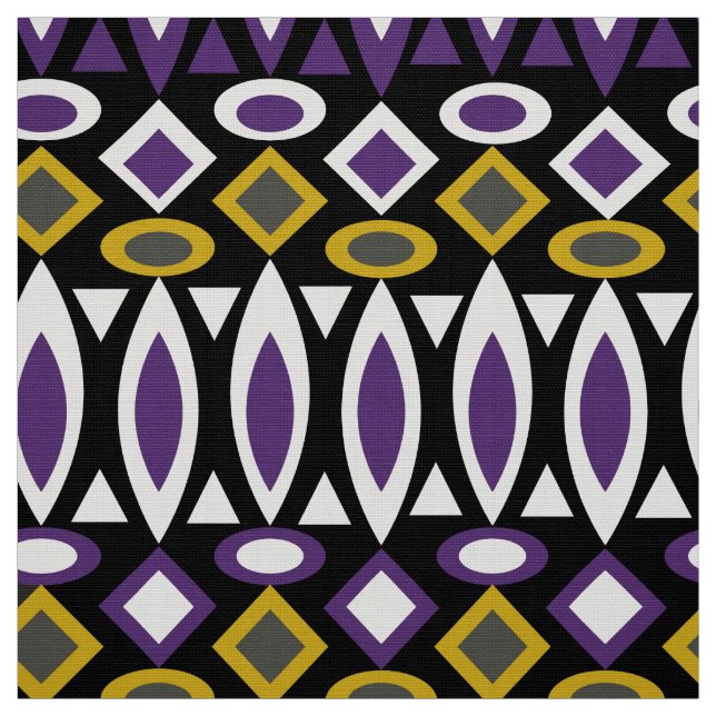 Tribal pattern fabric (Swatch)
