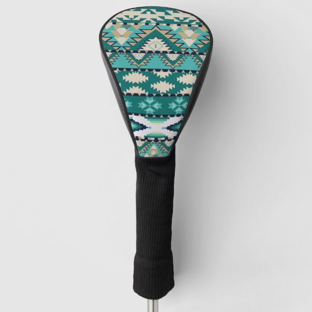 Tribal Pattern Golf Head Cover (Front)
