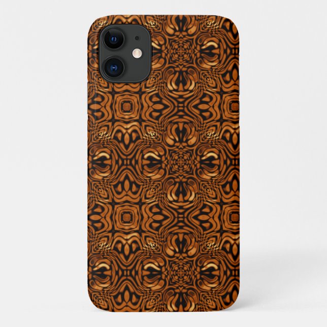 Tribal Pattern in Gold Case-Mate iPhone Case (Back)