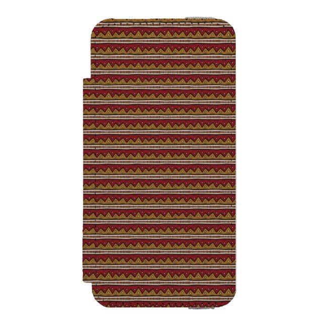 Tribal pattern incipio iPhone wallet case (Folio Front)