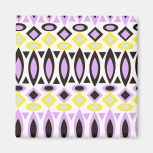Tribal pattern magnet