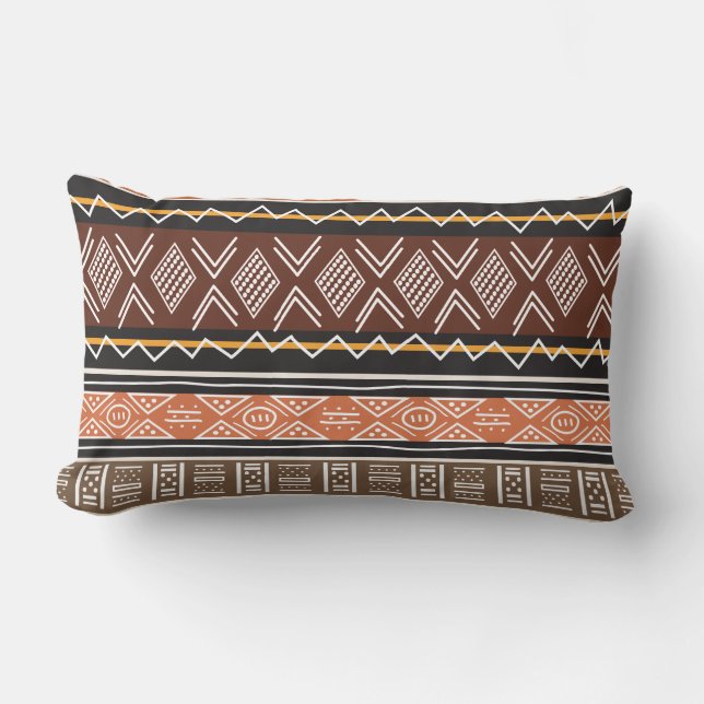 Tribal Pattern Mix Pillow (Front)