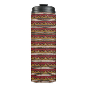 Tribal pattern thermal tumbler