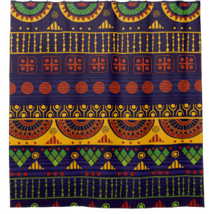 Tribal pattern, versatile for various uses. shower curtain