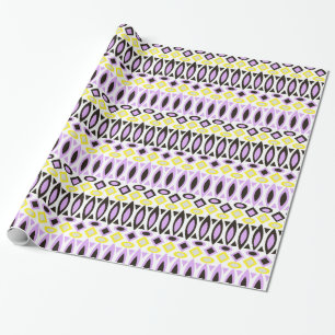 Tribal pattern wrapping paper