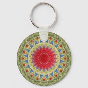 Tribal Pendant Key Ring