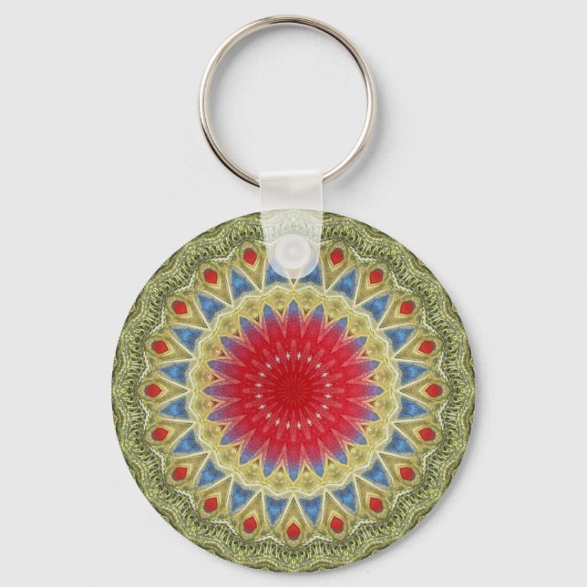 Tribal Pendant Key Ring (Front)