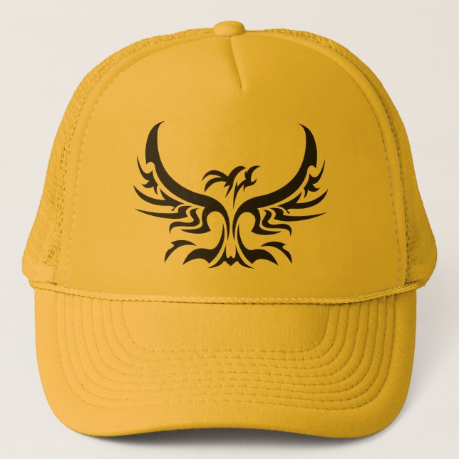 Tribal Phoenix Trucker Hat (Front)