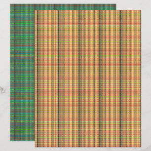 Tribal Plaid small two-sided design 1